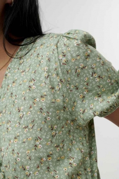 V Neck Drawstring Dress