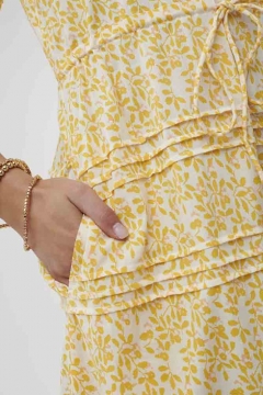 Raglan Puff Short Sleeve Dress