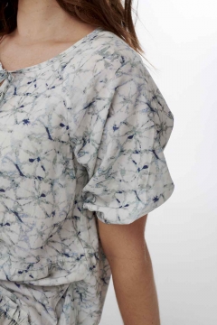 Ruffle Tiered Tie Neck Dress