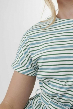 Cuffed Dolman Sleeve Dress