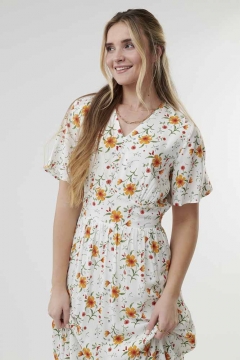 Dress V Neck Yoke Top