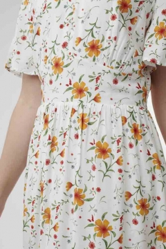 Dress V Neck Yoke Top