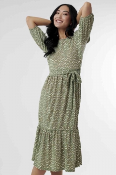 Dress Tie Waist Bottom Tier