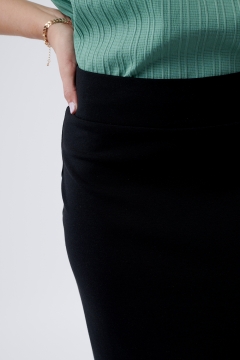 Hailey-Skirt Knit Midi Pencil