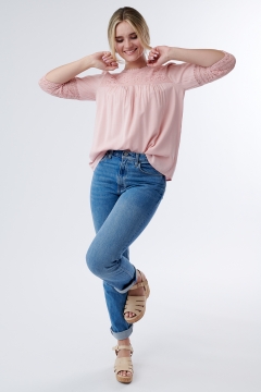 Lace Yoke Top