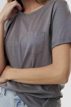 womens gray ultimate everyday scoop top