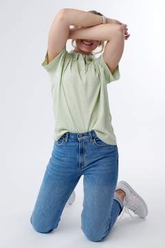 Top Collar Short Sleeve