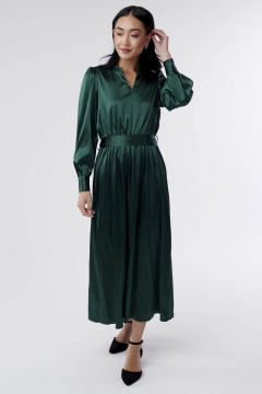 Evelyn - Dress Waist Tie Long Sleeve