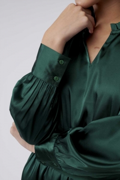 Evelyn - Dress Waist Tie Long Sleeve