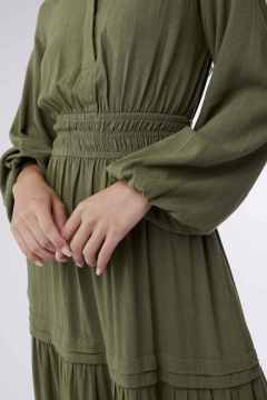 Eloise - Dress Wide Hidden Placket Pintuck