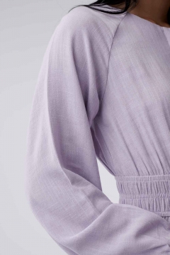 Eloise - Dress Wide Hidden Placket Pintuck