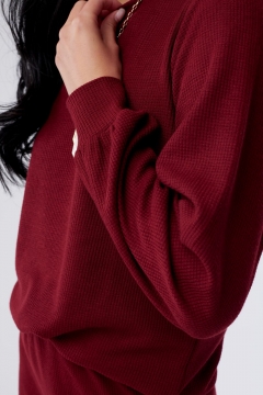 Paige - Top Puffed Long Sleeve Sweater