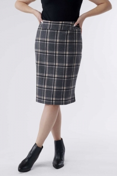 Blair - Skirt Waist Button Pencil