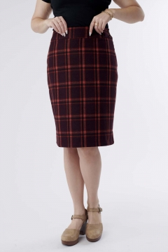 Blair - Skirt Waist Button Pencil