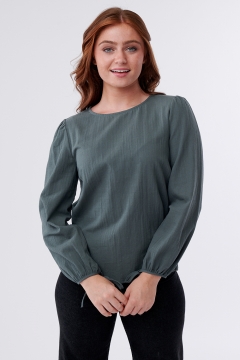 Hazel - Top Back Button Down Wrist Ties