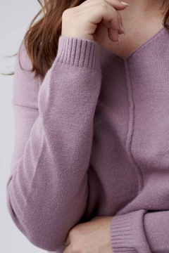 Grace - Top V Neck Sweater Long Sleeve