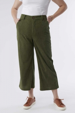 Maya - Pants Wide Leg Front Zipper