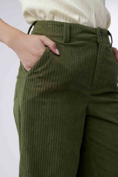 Maya - Pants Wide Leg Front Zipper