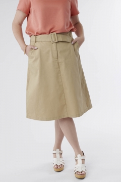 Nora - Skirt A Line Covered Belt