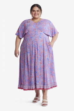Plus Size XL-3XL Natalie Square Neck Dress Plus Size Extra Large 3 XL Plain  Dresses